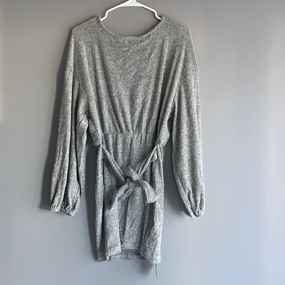 Womens Zaful Puffy Sleeve Maternity Dress (Size M)